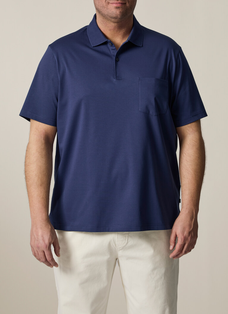 Poloshirt, Deep Sea Detailansicht 1