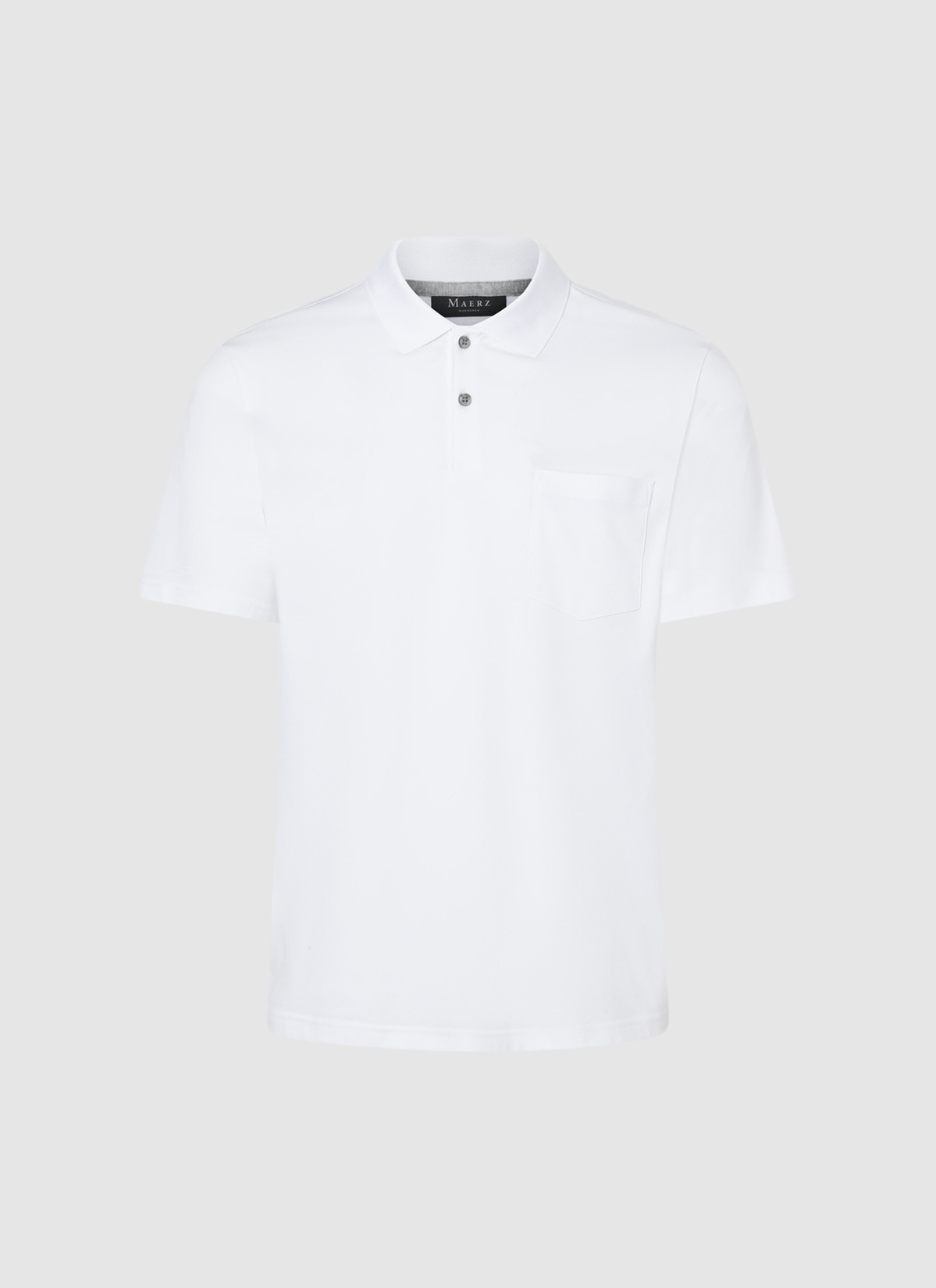 Poloshirt, Pure White Frontansicht
