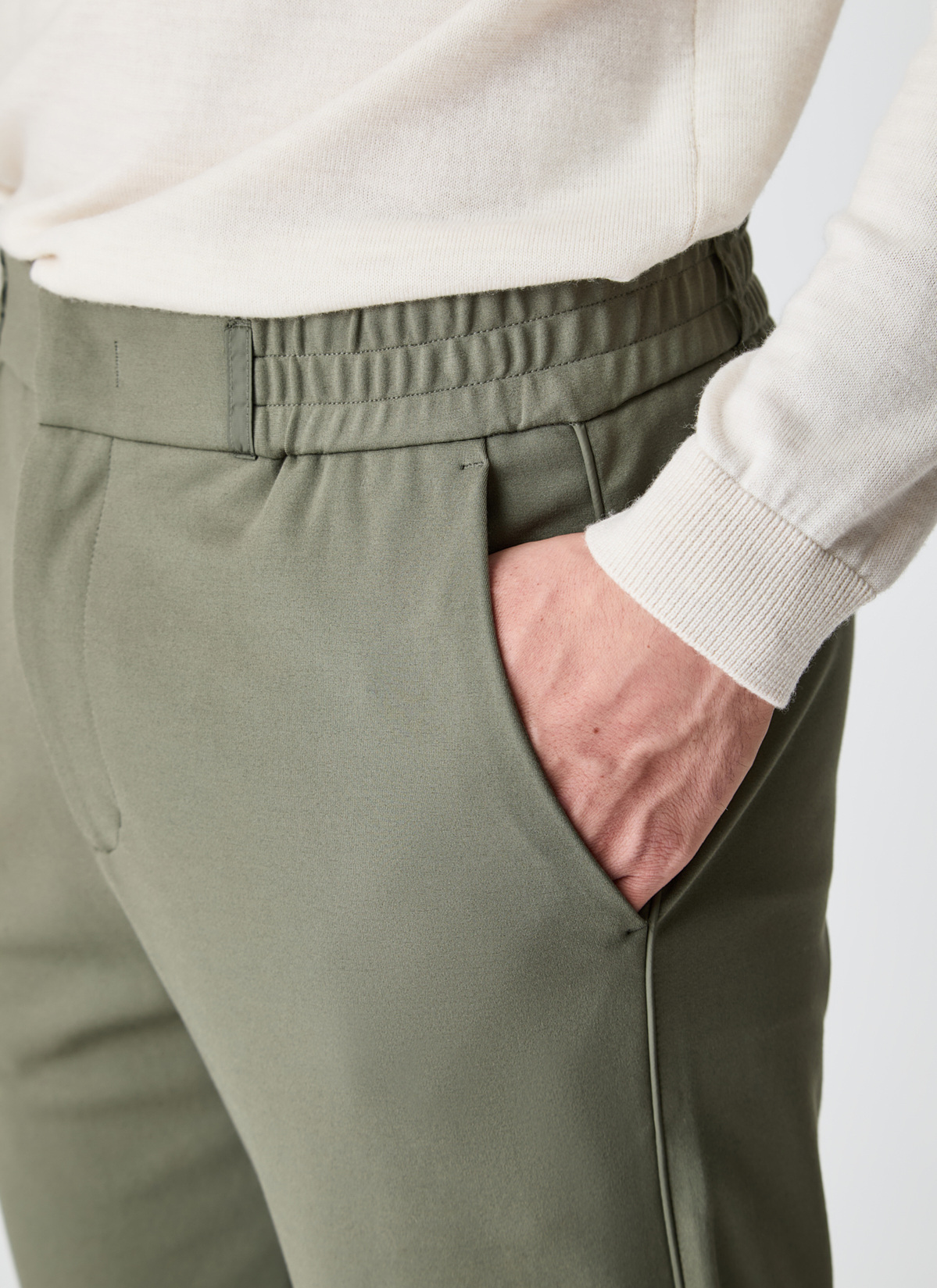 Hose, Foggy Teal Detailansicht 2