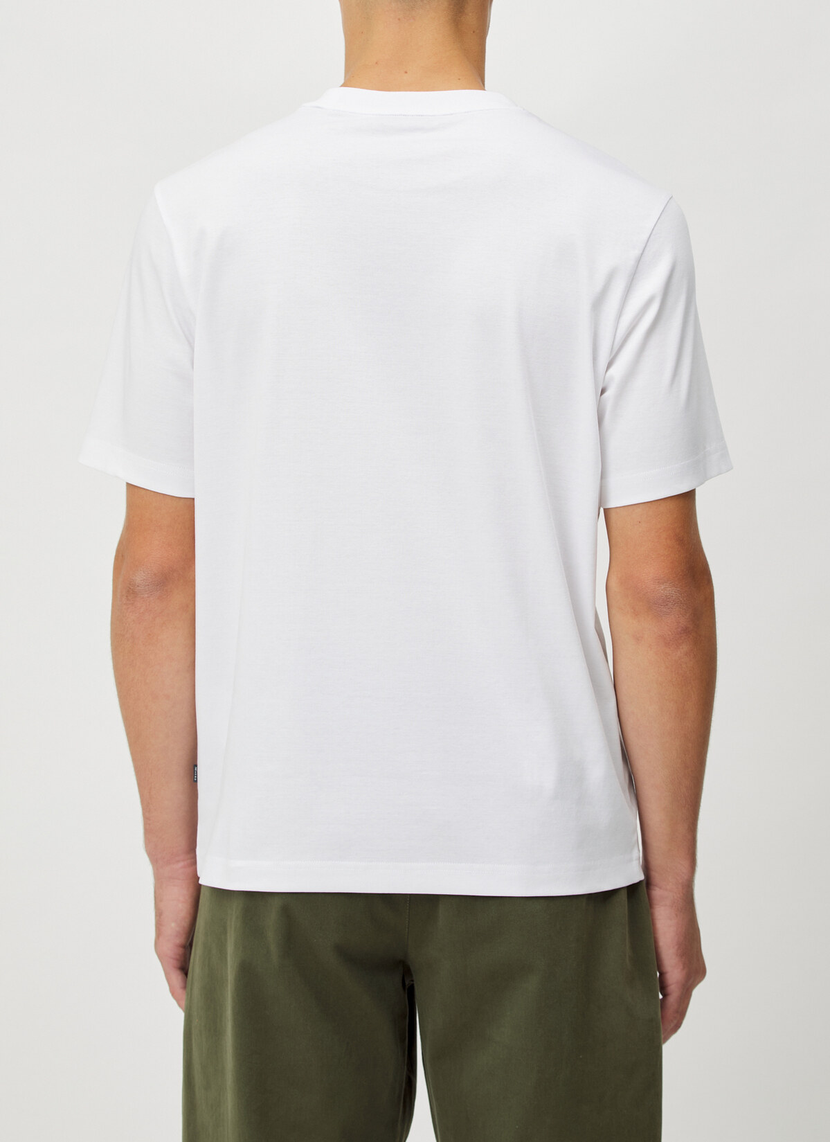 T-Shirt Rundhals 1/2 Arm, Pure White Rückansicht
