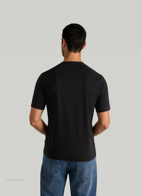 T-Shirt Rundhals 1/2 Arm width=
