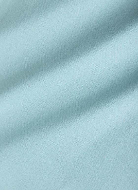 T-Shirt Rundhals 1/2 Arm Bright Aqua Frontansicht