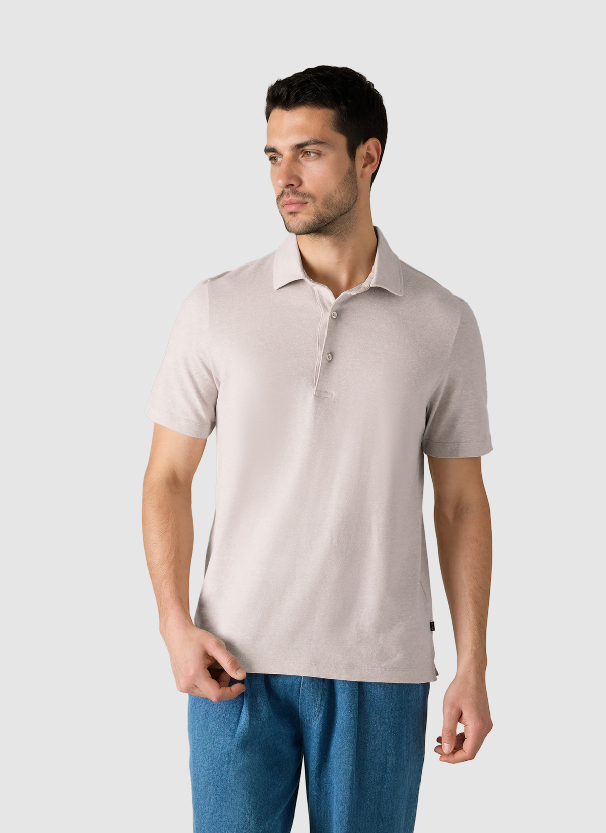 Poloshirt, Frappuccino Frontansicht