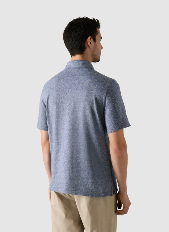 Poloshirt Navy Frontansicht