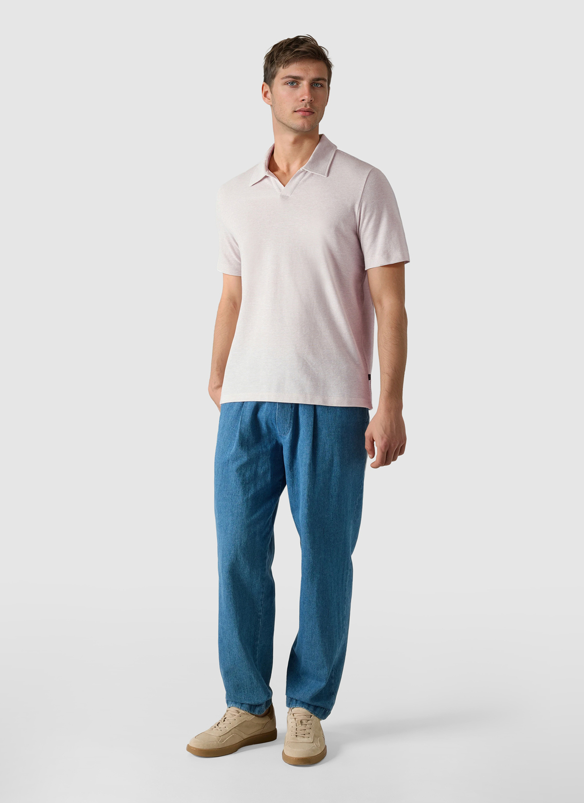 Poloshirt, Frappuccino Detailansicht 2