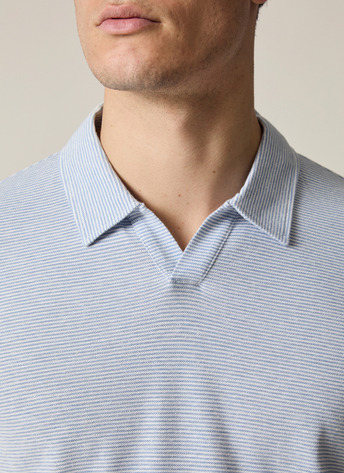 Poloshirt, Shades of Blue Detailansicht 1