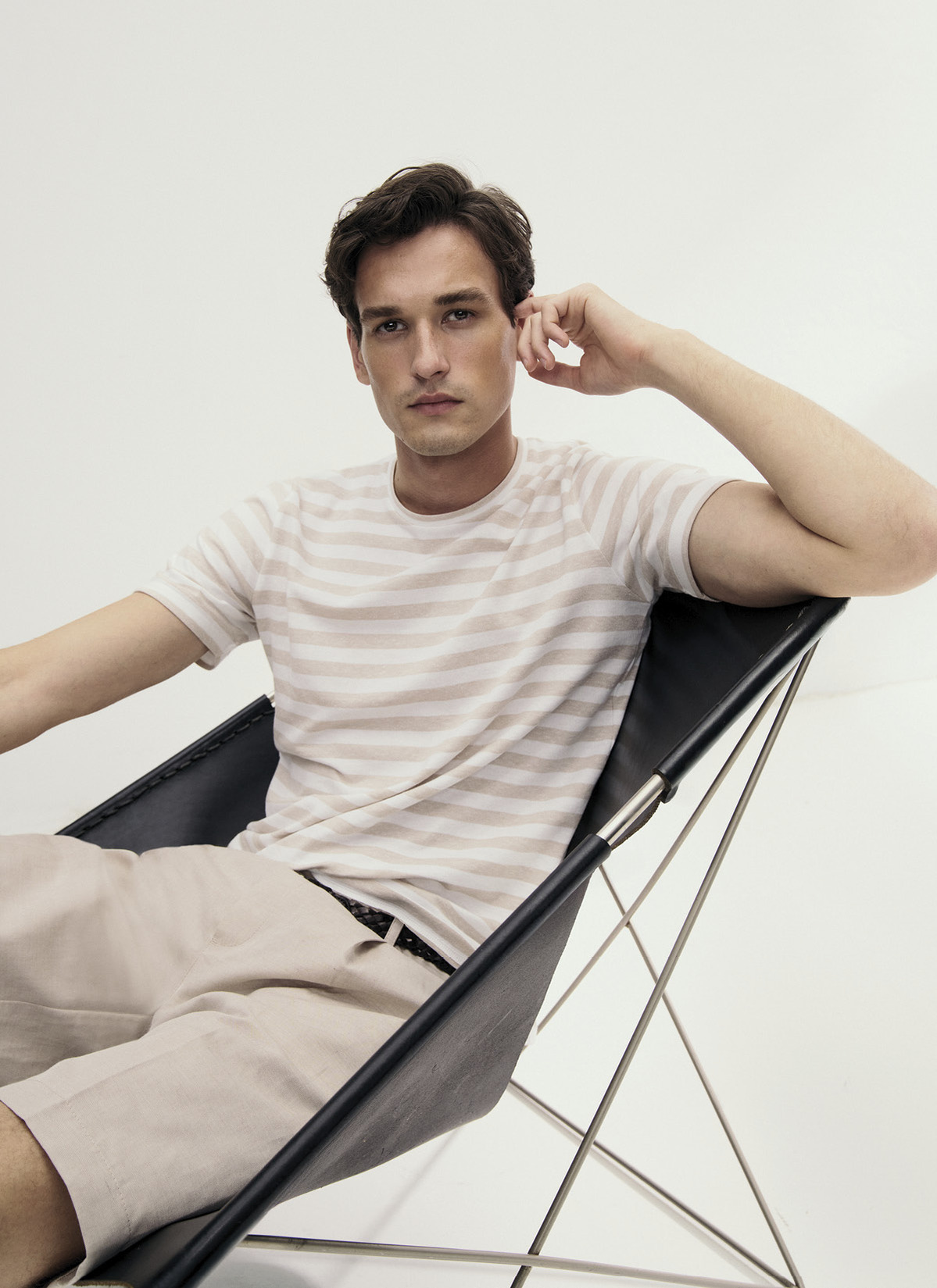 T-Shirt Rundhals 1/2 Arm, Frappuccino Frontansicht