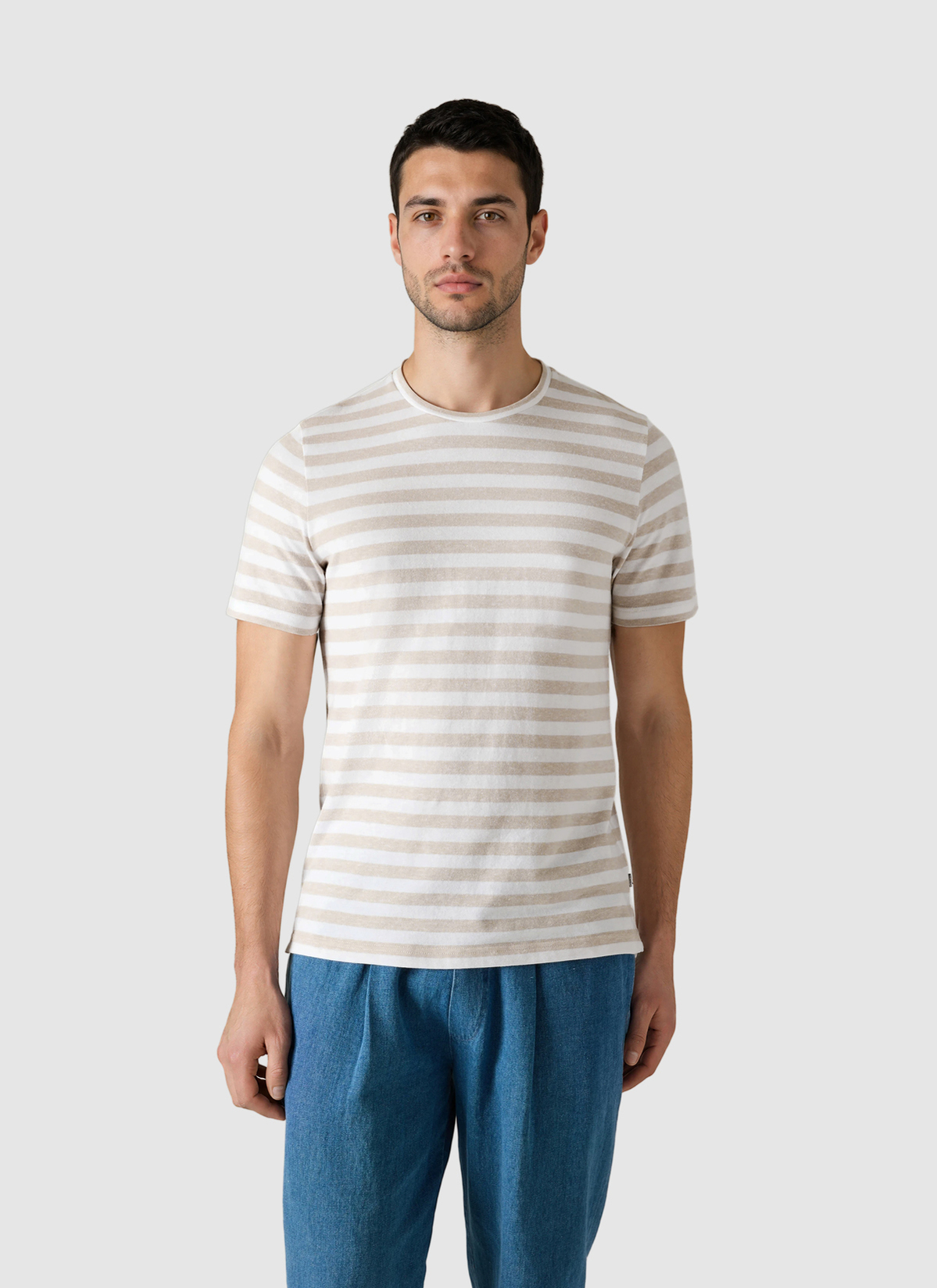 T-Shirt Rundhals 1/2 Arm, Frappuccino Detailansicht 2