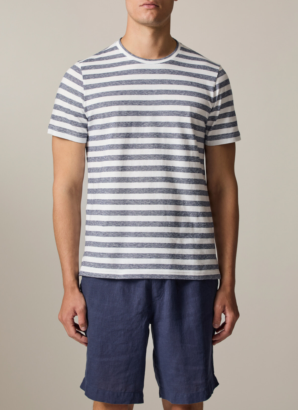 T-Shirt Rundhals 1/2 Arm, Deep Sea Frontansicht