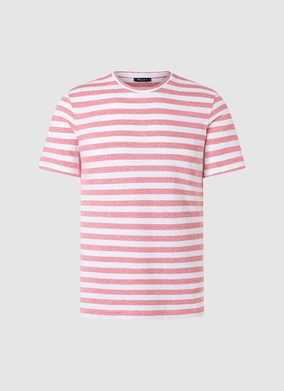 T-Shirt Rundhals 1/2 Arm Shiny Flamingo Frontansicht