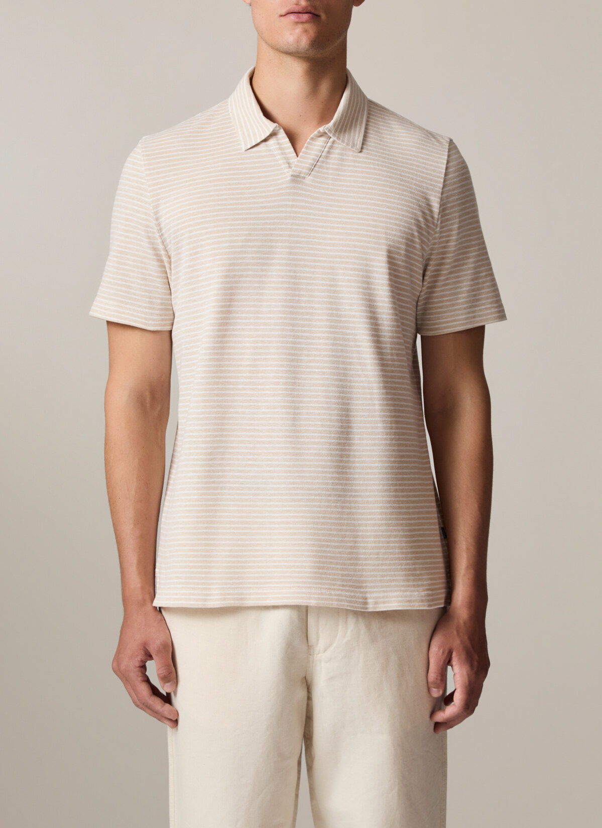 Poloshirt, Iced Coffee Detailansicht 1