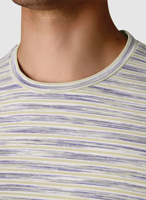 T-Shirt Rundhals 1/2 Arm Light Almond Frontansicht