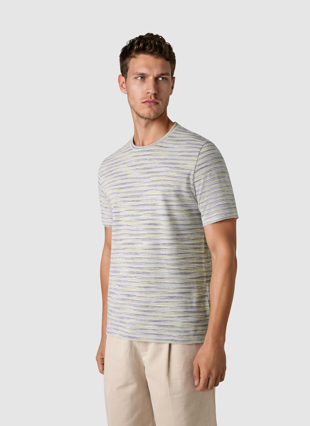 T-Shirt Rundhals 1/2 Arm, Light Almond Detailansicht 2