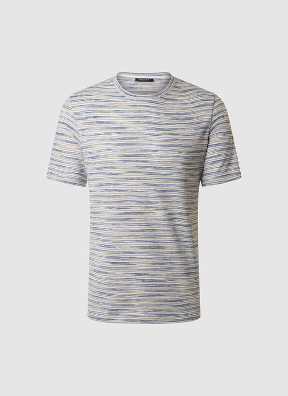 T-Shirt Rundhals 1/2 Arm Light Almond Frontansicht