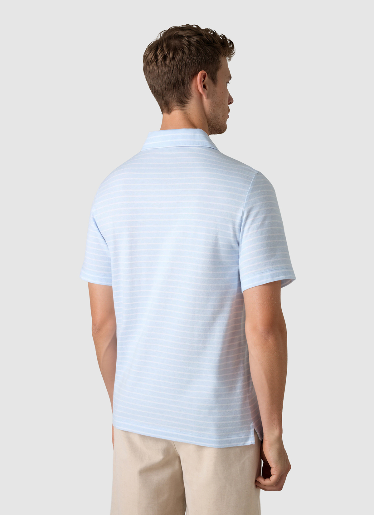 Poloshirt, Blue Breeze Rückansicht