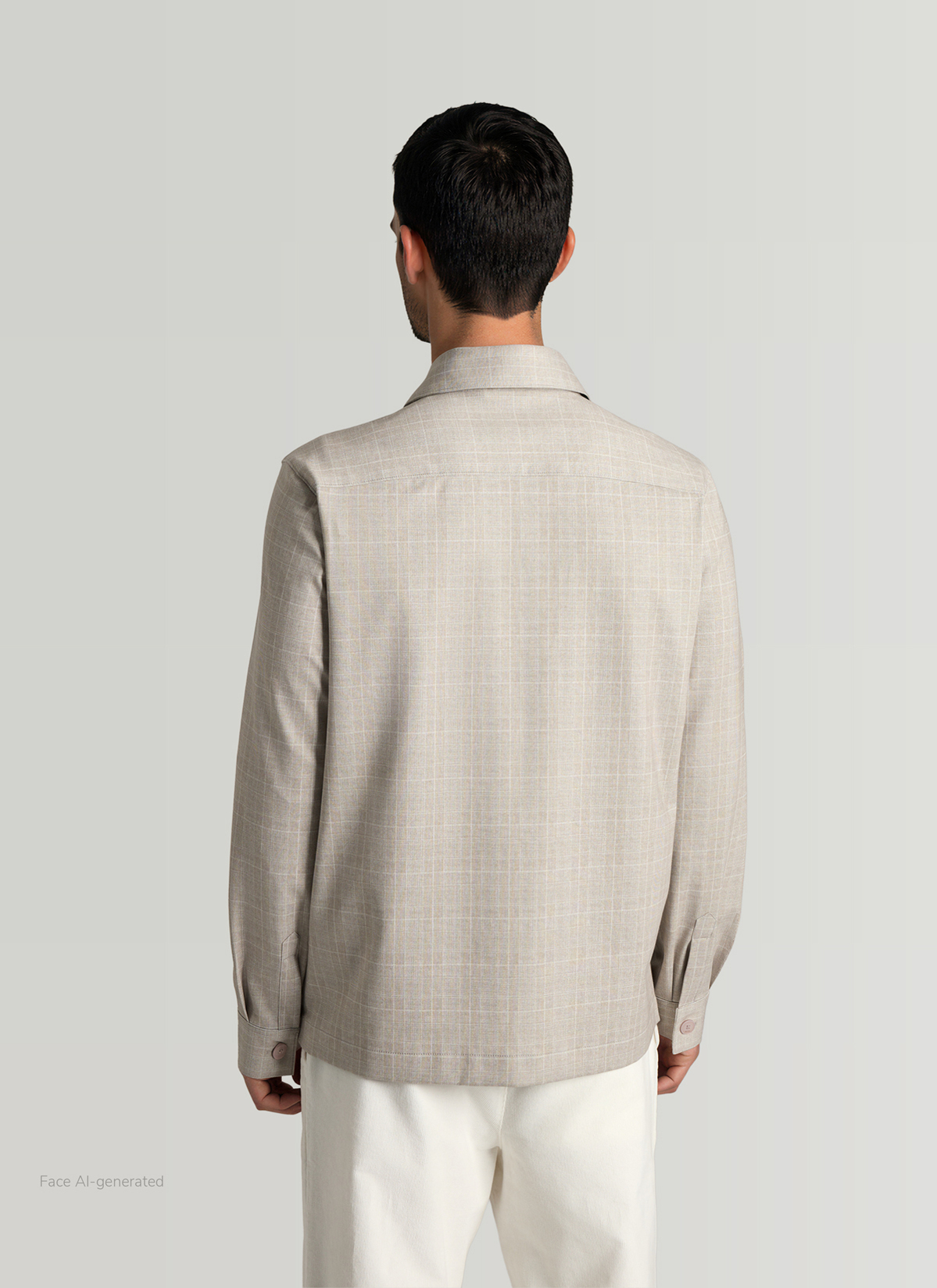Jacke Wirk, Light Almond Rückansicht