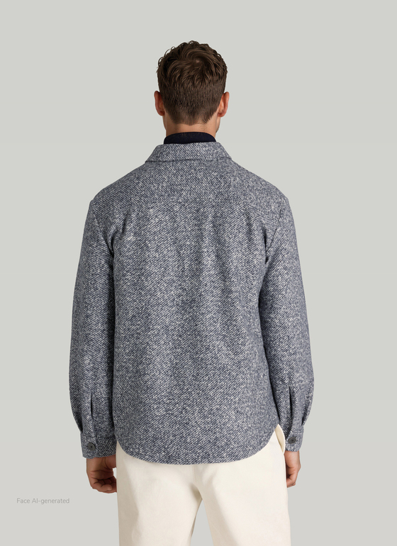 Overshirt Navy Frontansicht