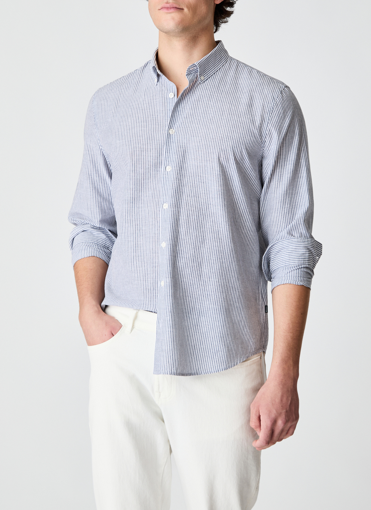 Hemd 1/2 Arm Freizeit, Navy Detailansicht 1