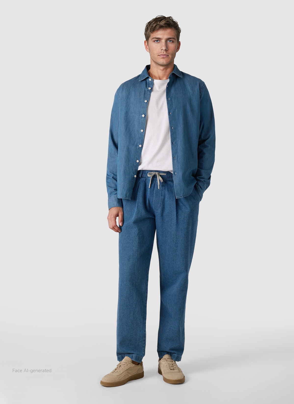 Hose, Dawn Blue Detailansicht 2