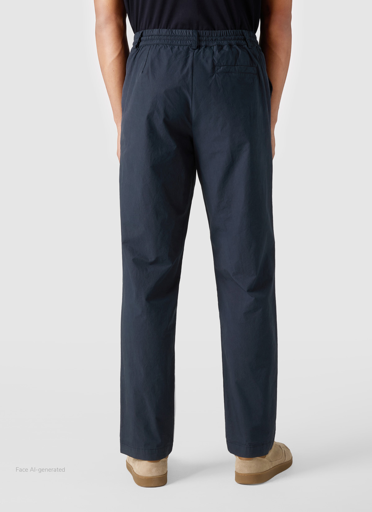 Hose, Navy Rückansicht