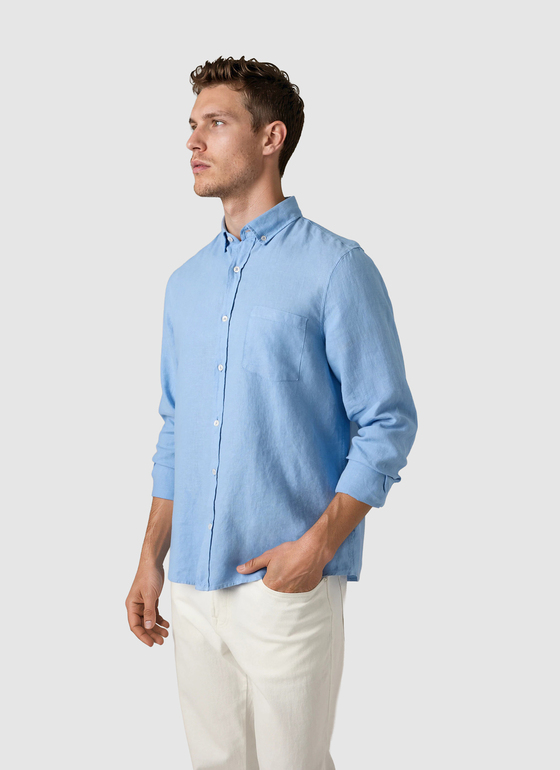Hemd 1/1 Arm Blue Sky Frontansicht