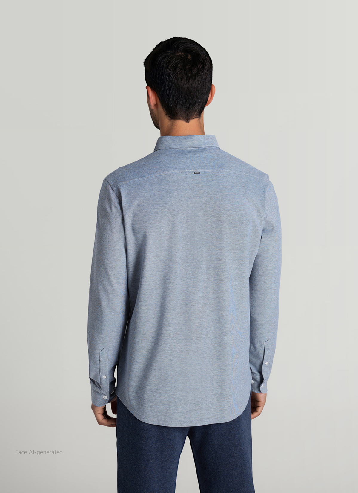 Hemd 1/1 Arm, Dawn Blue Rückansicht