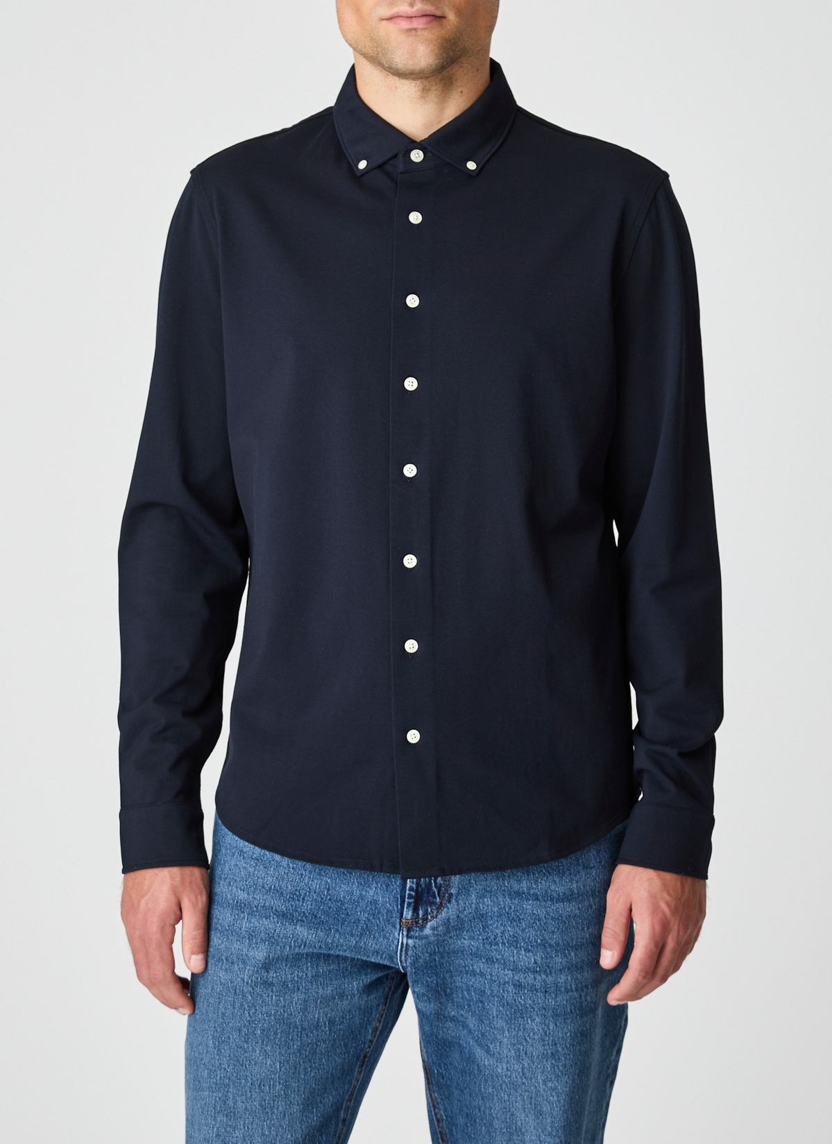 Hemd 1/1 Arm, Navy Detailansicht 1