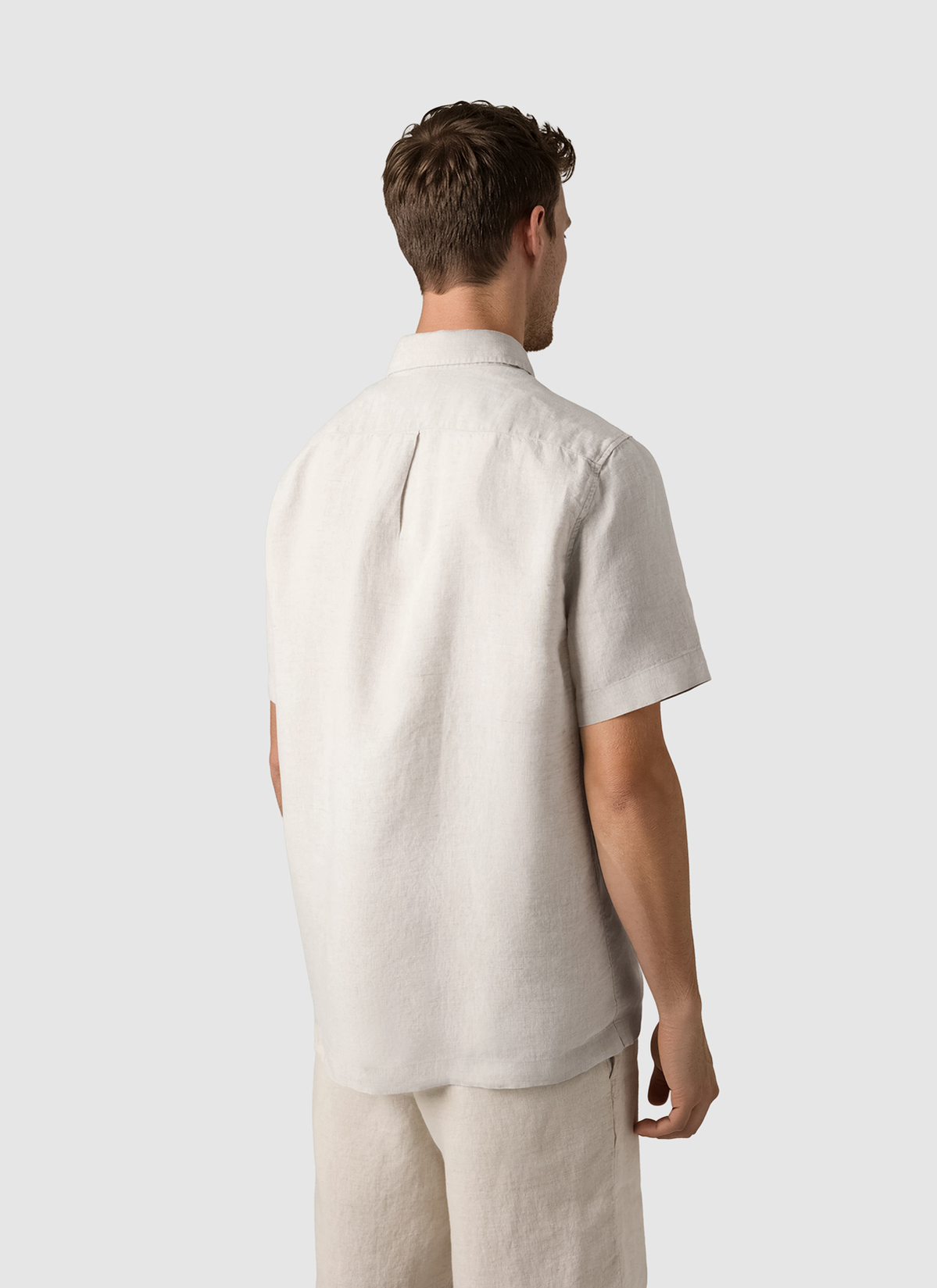 Hemd 1/2 Arm, Light Almond Rückansicht