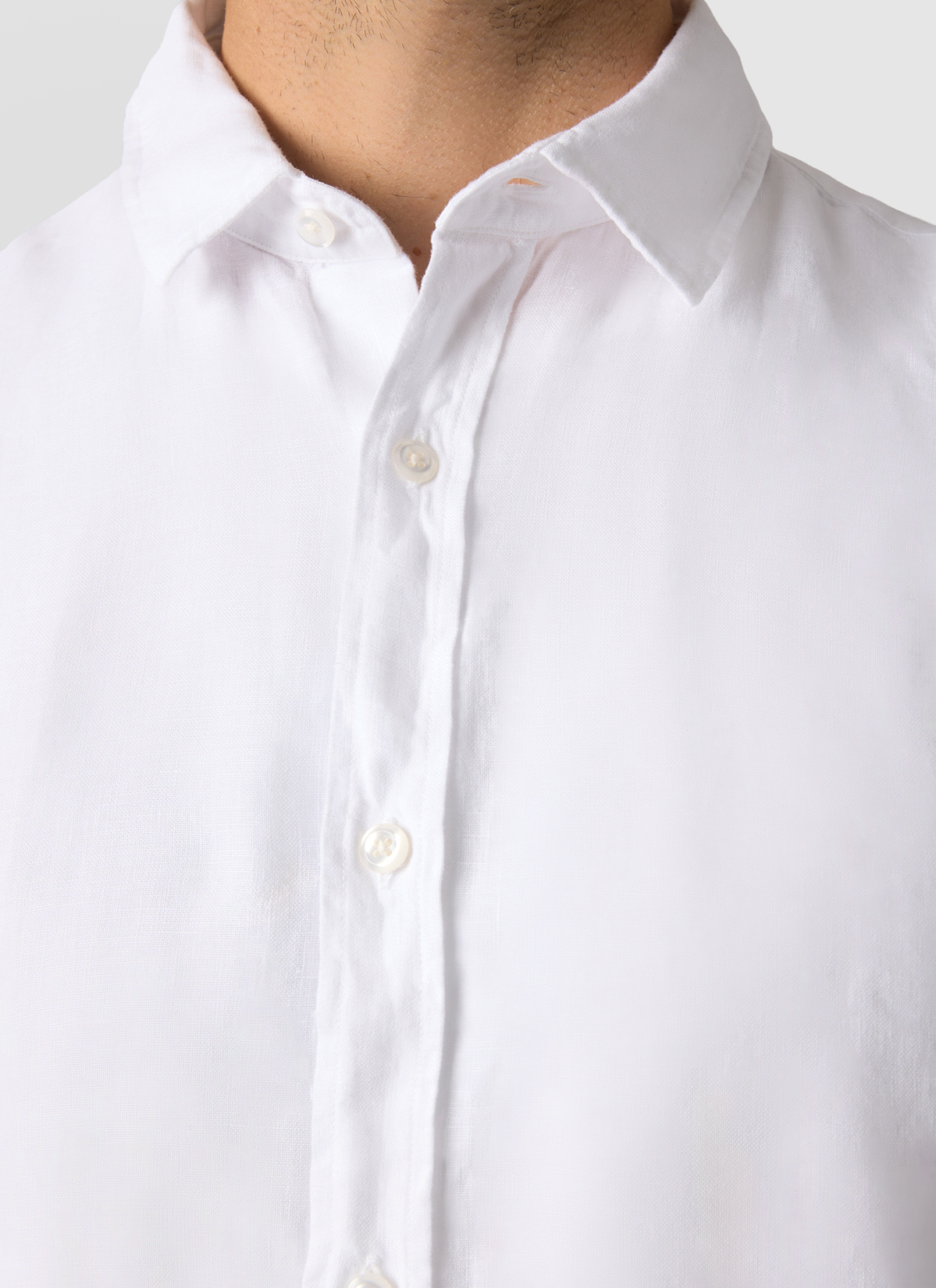 Hemd 1/2 Arm, Pure White Detailansicht 1