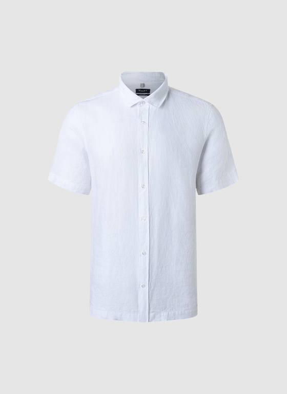 Hemd 1/2 Arm Pure White Frontansicht