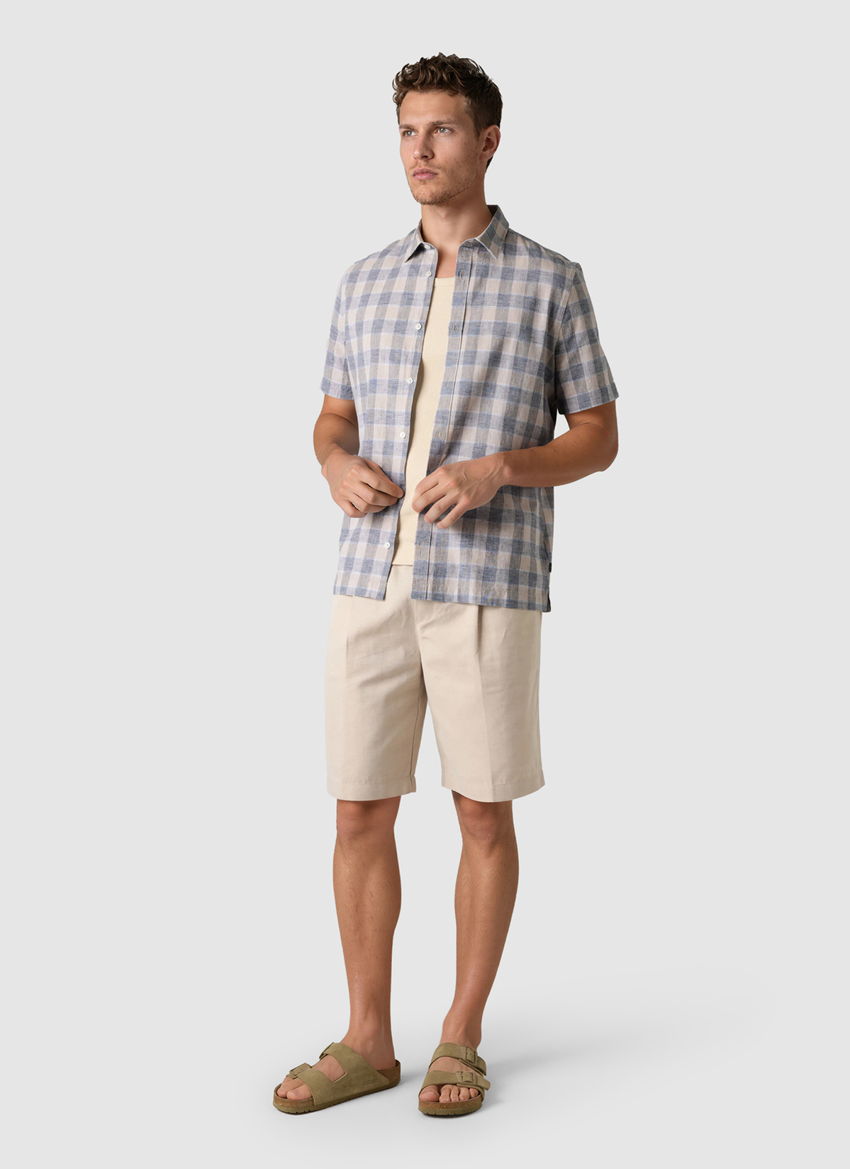 Hemd 1/2 Arm, Light Almond Detailansicht 2