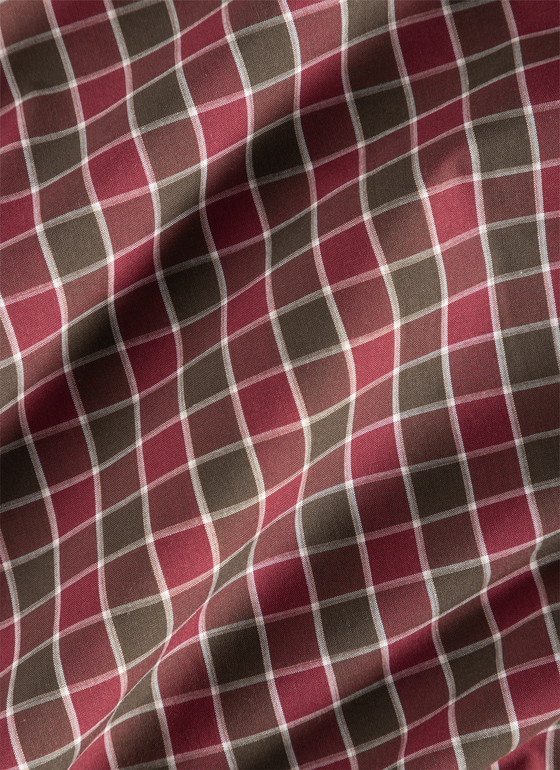 Hemd 1/1 Arm Mellow Cherry Frontansicht