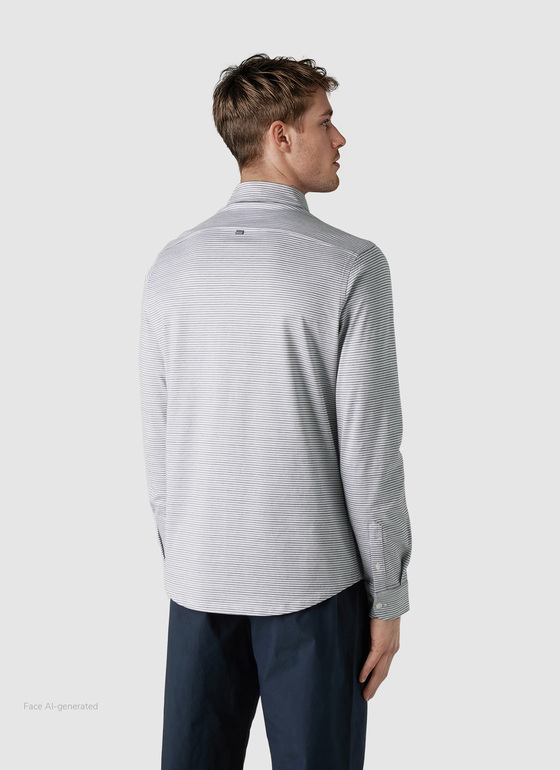 Hemd 1/1 Arm Dawn Blue Frontansicht