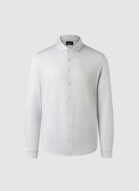 Hemd 1/1 Arm Clear Silver Frontansicht