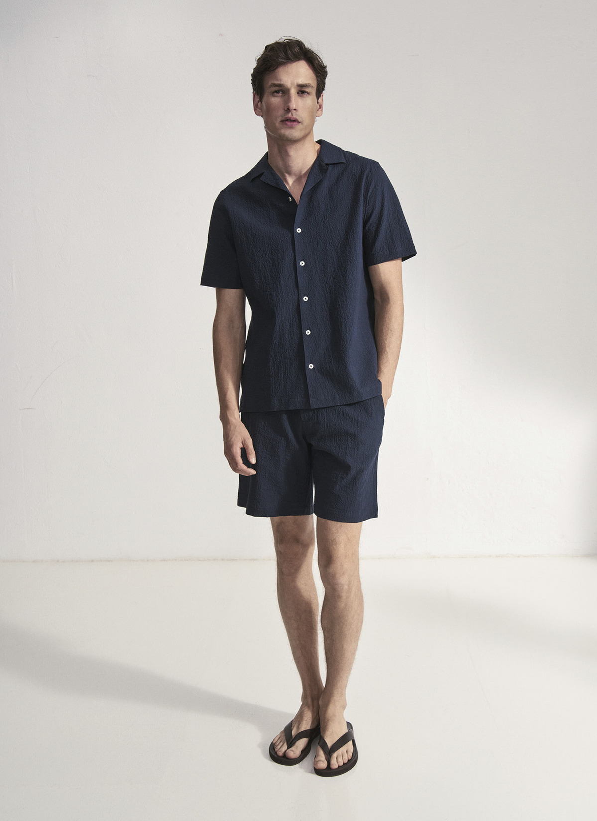 Shorts, Navy Frontansicht