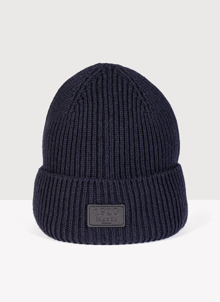 StrickmützeNavy Frontansicht