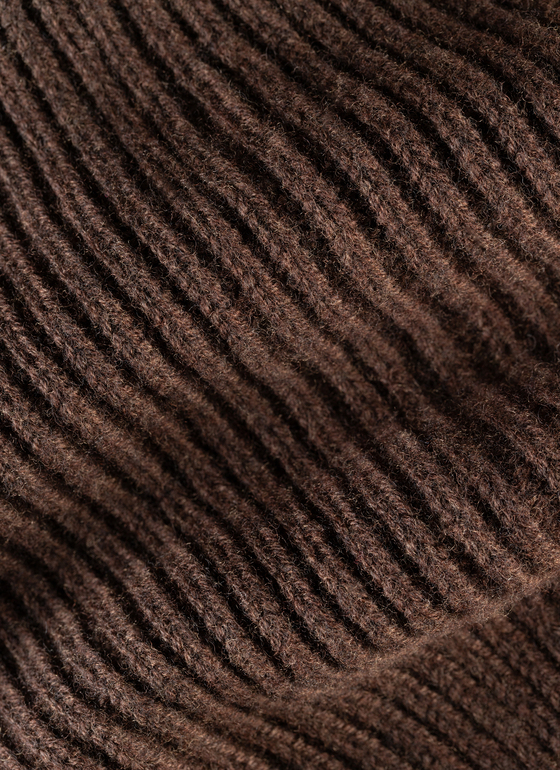 Mütze Dark Coffee Frontansicht