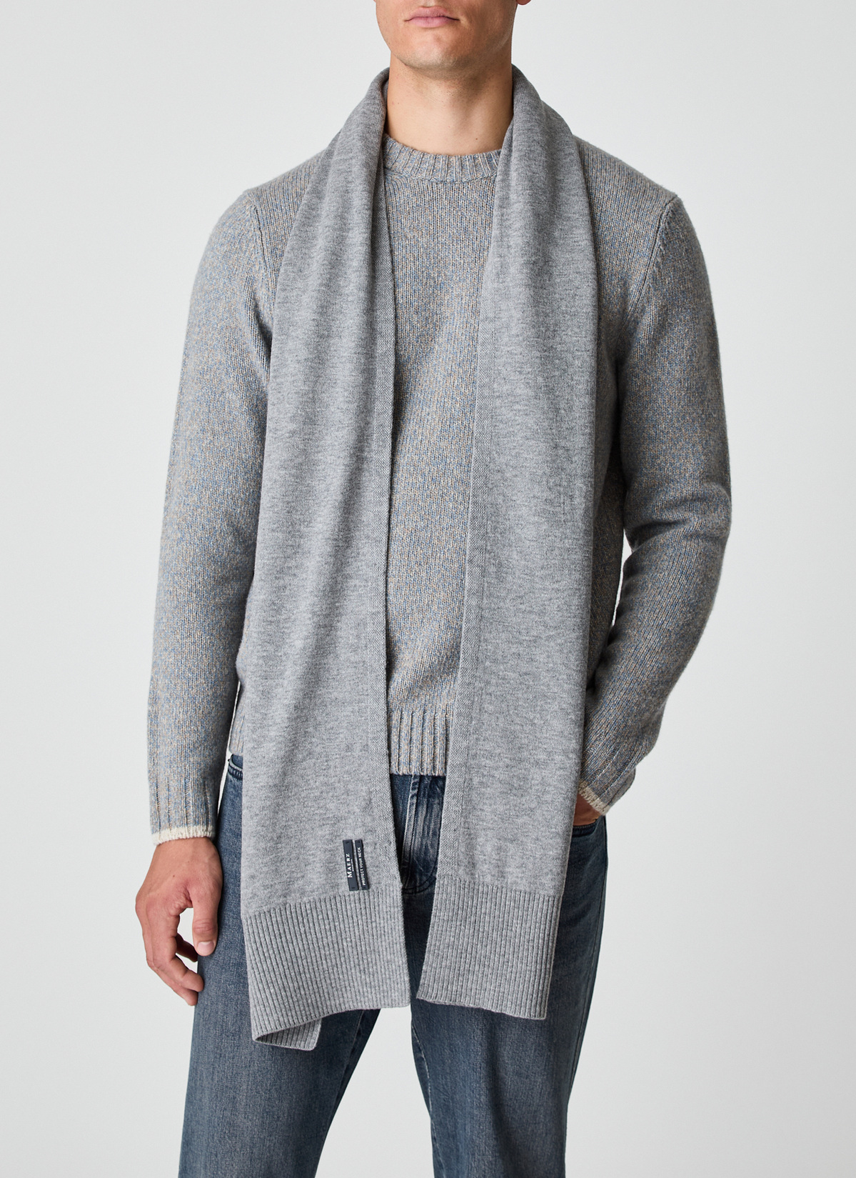 Schal, Smoky Grey Rückansicht