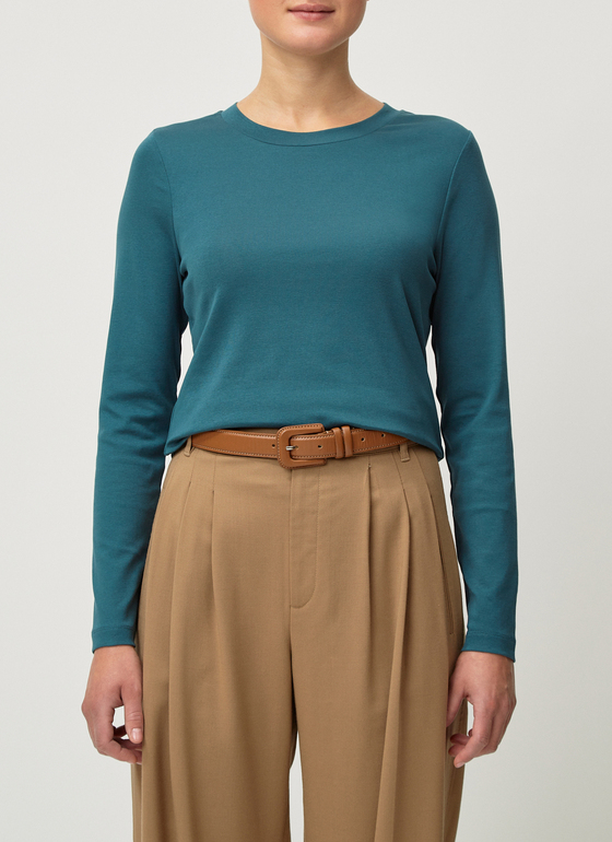 Longsleeve 1/1 Arm Sea Green Frontansicht