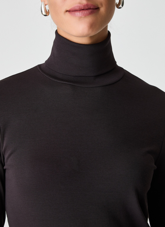 Bluse 1/1 Arm Dark Espresso Frontansicht