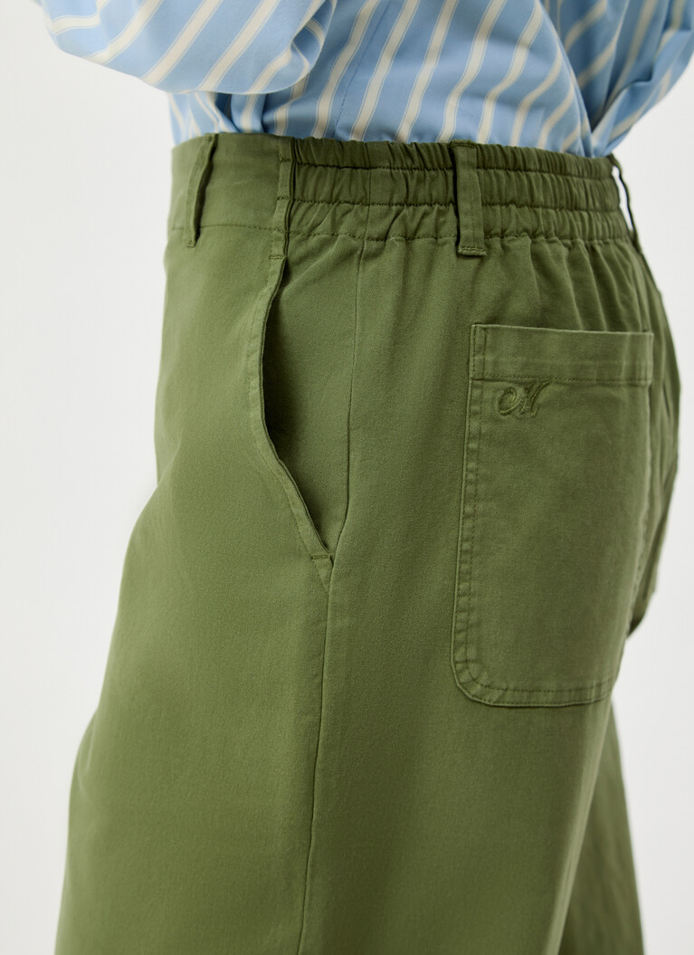 Hose, Botanical Green Detailansicht 1