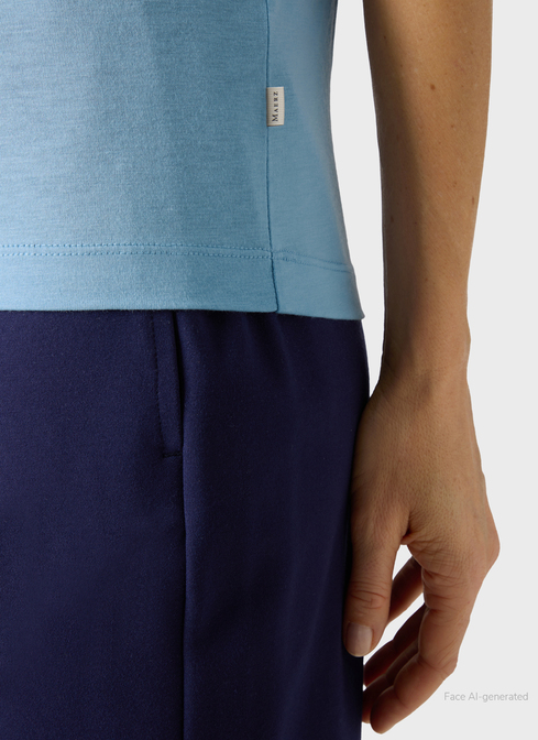 Rundhals T-Shirt width=