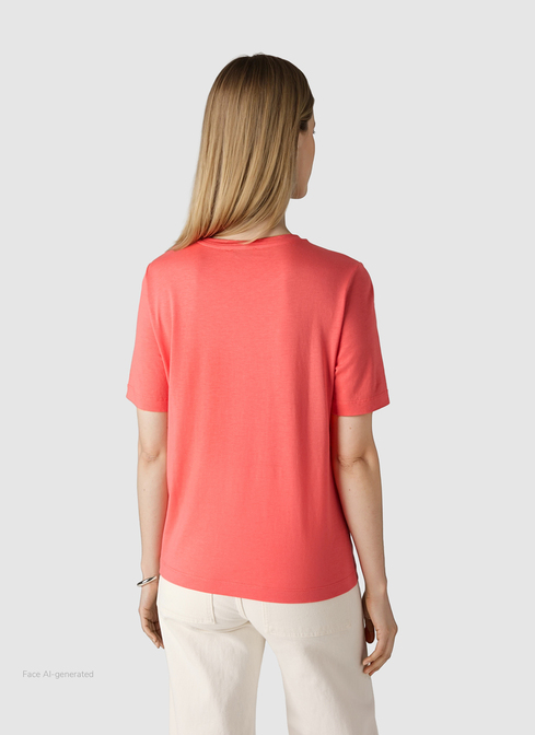 Rundhals T-Shirt width=