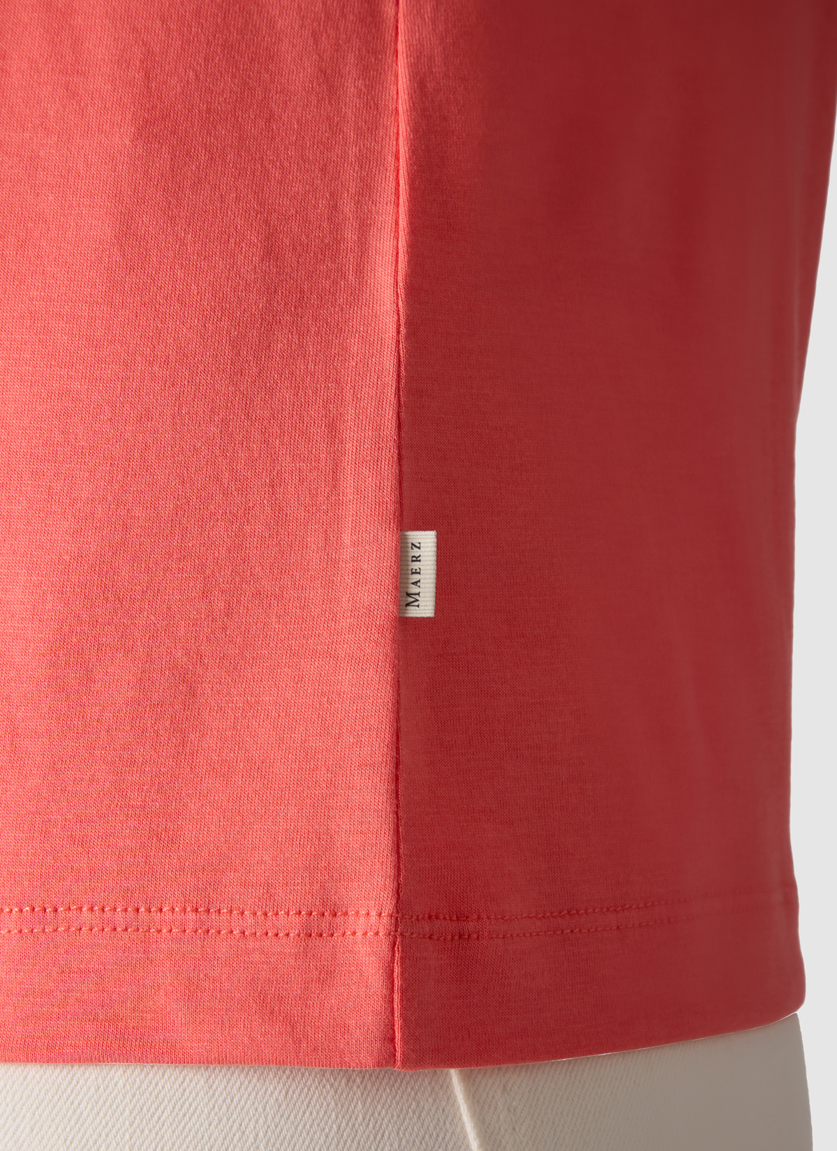 Rundhals T-Shirt, Flamingo Detailansicht 1