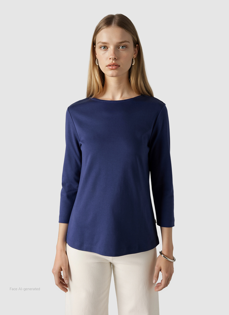 LongsleeveMidnight Sail Frontansicht