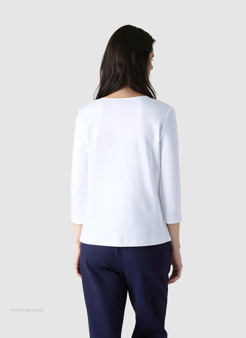 T-Shirt Rundhals 1/2 Arm width=
