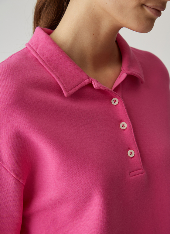 Poloshirt Flush Pink Frontansicht