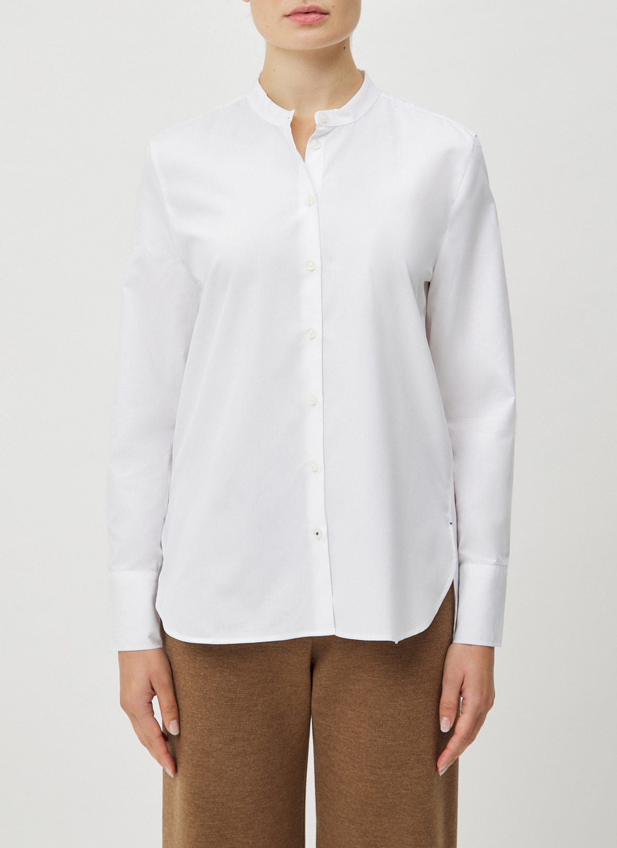 Bluse 1/1 Arm, Pure White Frontansicht