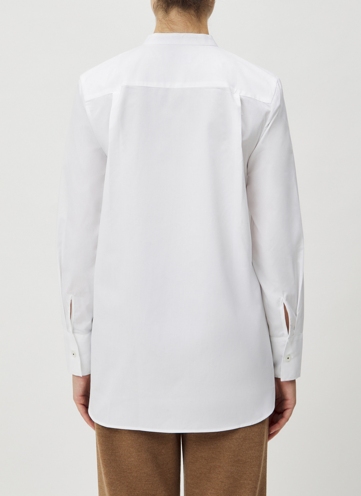 Bluse 1/1 Arm, Pure White Rückansicht
