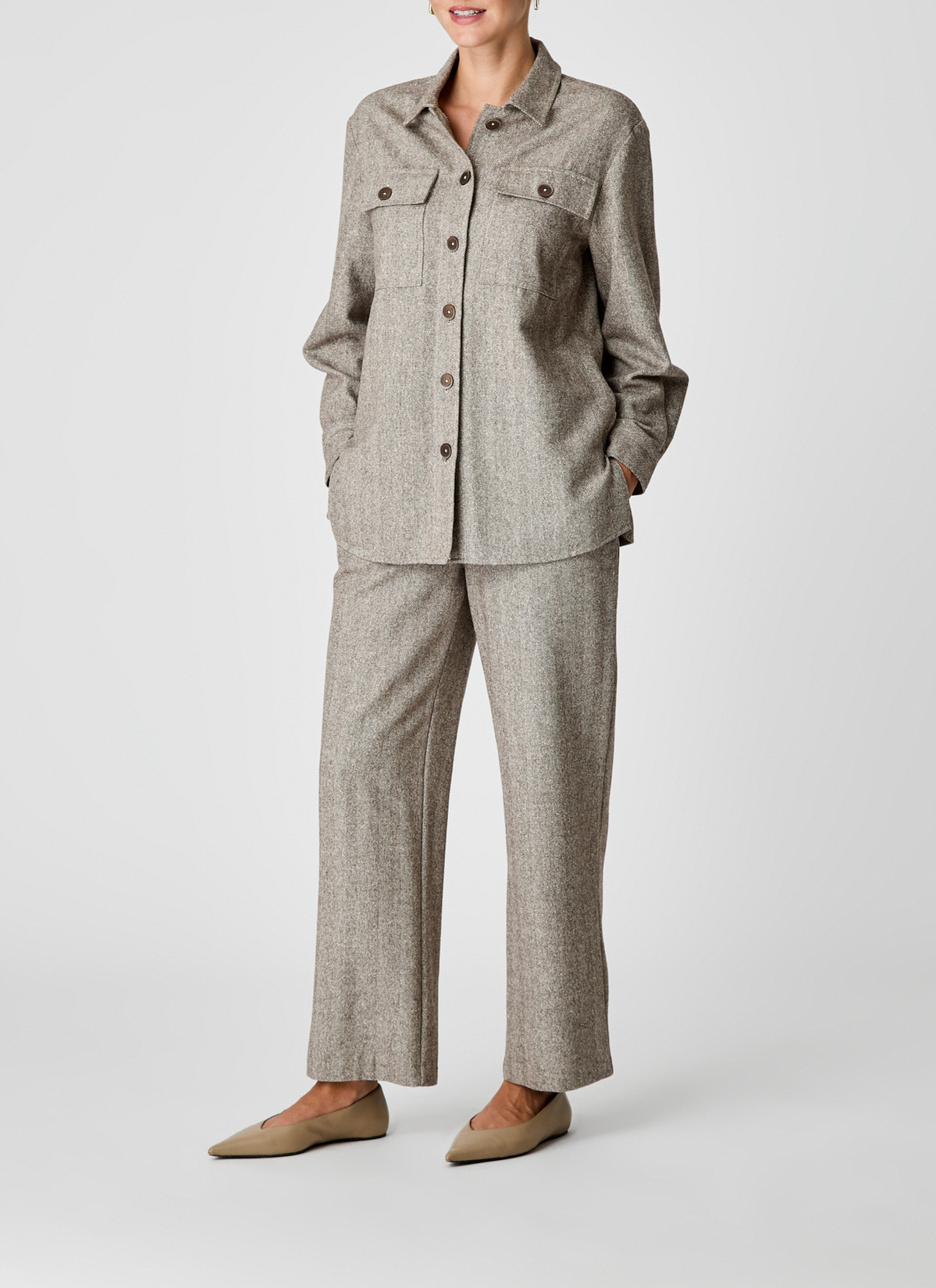 Overshirt, Dark Espresso Detailansicht 2